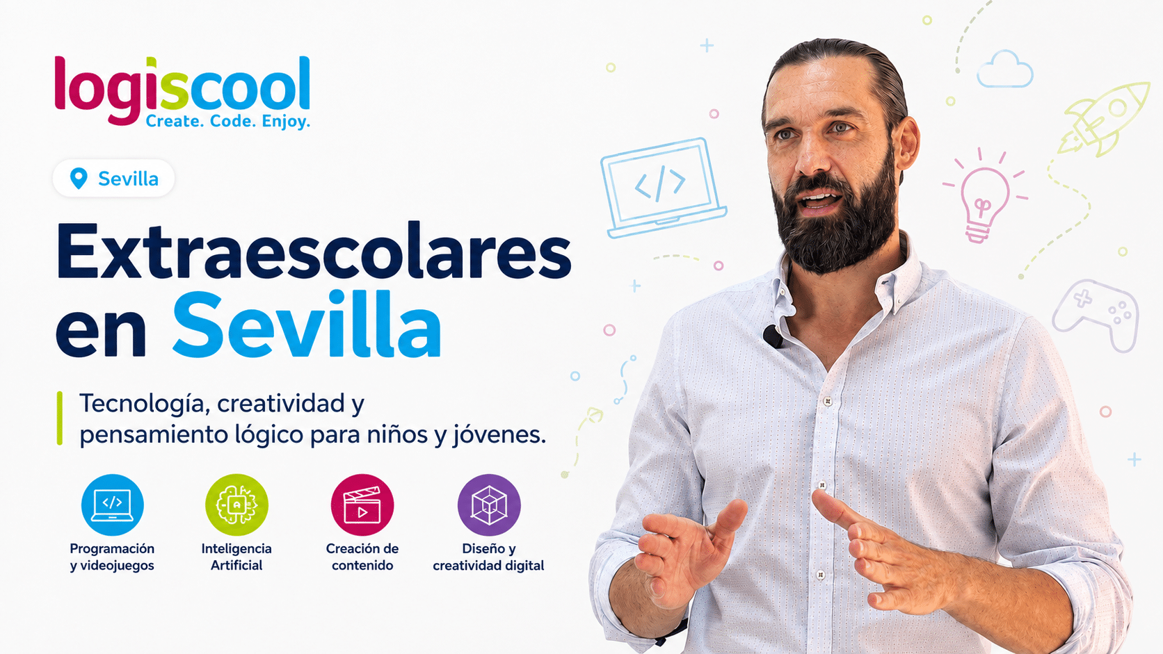 Extraescolares tecnológicas para niños en Sevilla: programación, IA y creatividad digital