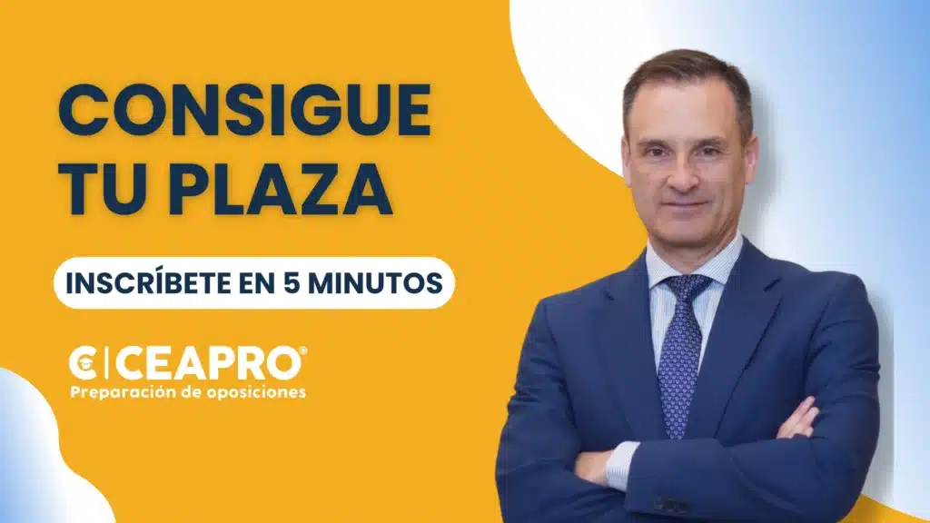 Consigue tu plaza de empleo público con CEAPRO, academia de preparación de oposiciones. Inscríbete en 5 minutos