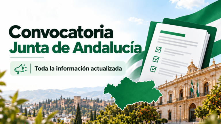Convocatoria de oposiciones de la Junta de Andalucía